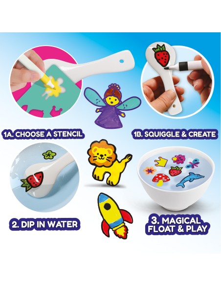 Water Art 6 Pack met sjablonen - 12 stuks in assortiment