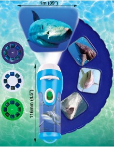 Brainstorm - Shark Torch and Projector - zaklamp haai 2