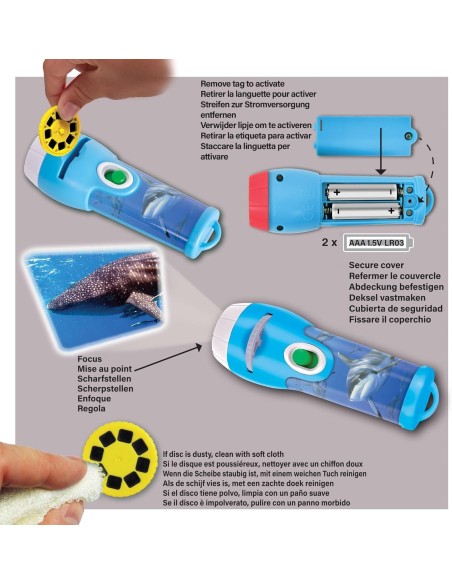 Brainstorm - Shark Torch and Projector - zaklamp haai