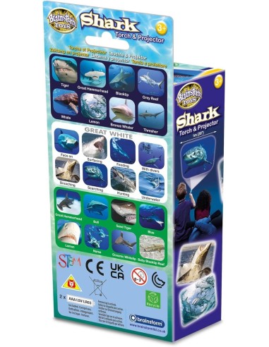 Brainstorm - Shark Torch and Projector - zaklamp haai