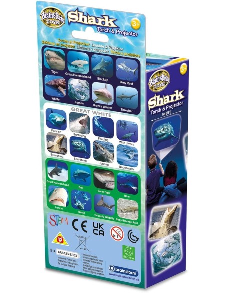 Brainstorm - Shark Torch and Projector - zaklamp haai