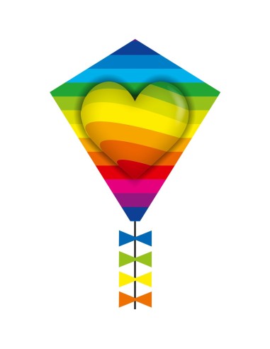 Eddy Rainbow Heart -, 50x45cm