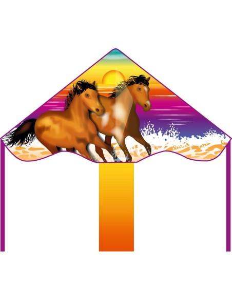 Simple Flyer Wild Horses -  42x85cm