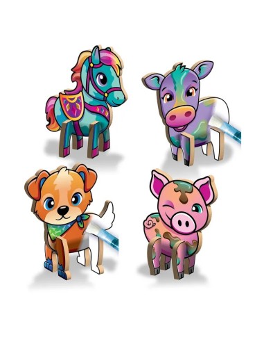 Create N Colour Take Along Fun Farm Friends