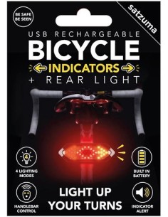 Satzuma - Bicycle Indicators usb oplaadbaar en met geluid