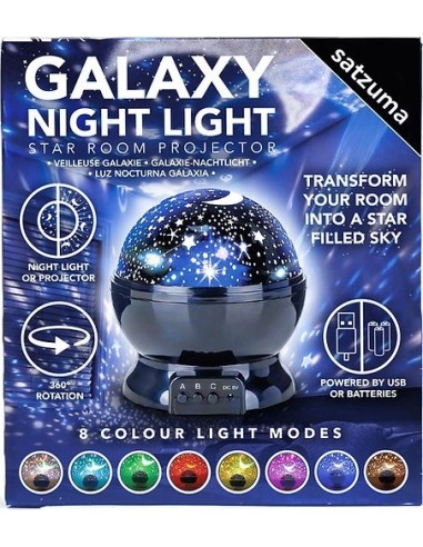 Satzuma - Galaxy Night Light Projector