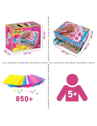 Sticky Mosaics Juwelendoos Paard