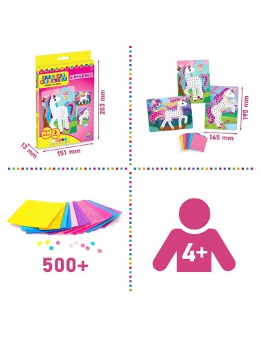 Sticky Mosaics Travel Pack Eenhoorn