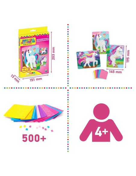 Sticky Mosaics Travel Pack Eenhoorn