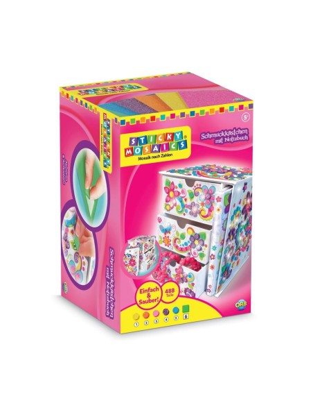 Sticky Mosaics Kastje 3 Laden Notitieboekje