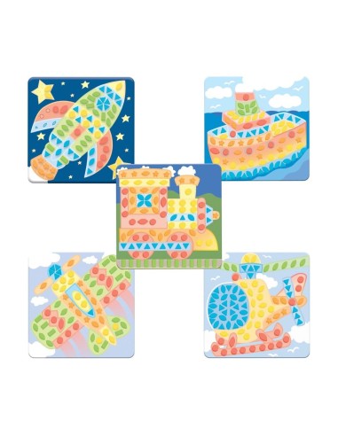 My First Sticky Mosaics Voertuigen