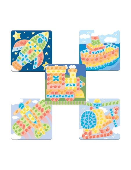 My First Sticky Mosaics Voertuigen