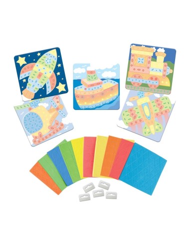 My First Sticky Mosaics Voertuigen