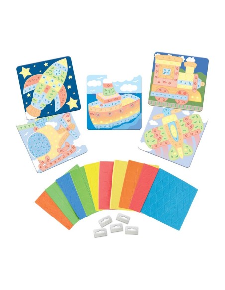 My First Sticky Mosaics Voertuigen