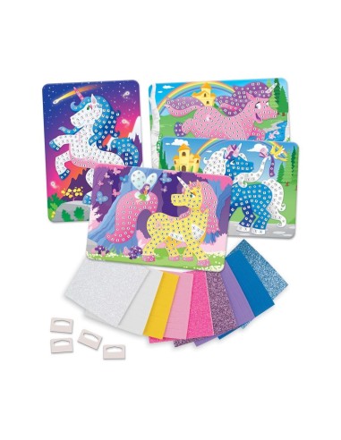 Sticky Mosaics Glitter Eenhoorn