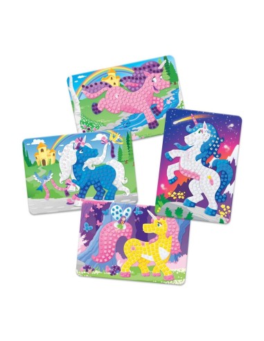 Sticky Mosaics Glitter Eenhoorn