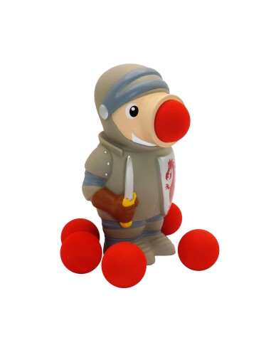 Plopper ridder, incl. 6 balletjes