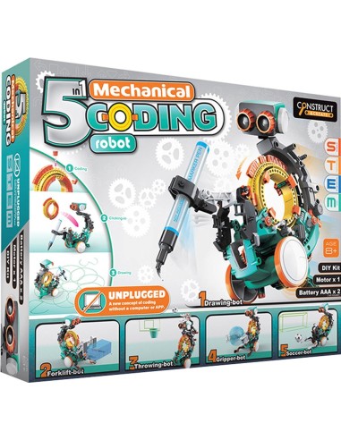 The Source -  5 in 1 Mechanical Coding Robot