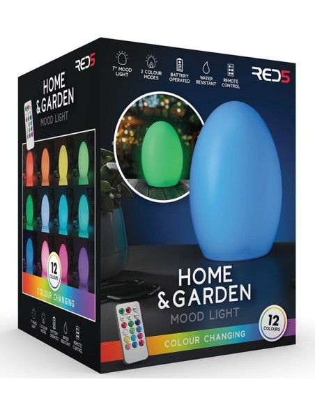 RED5 Home & Garden Mood Light - meerkleurige waterbestendige lamp met afstandbediening