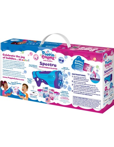 South Beach Bubbles: PoppinColorz Spectra bellenblaaspistool