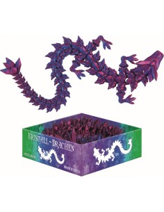 Kristallen Draak 30 cm in 4 kleuren