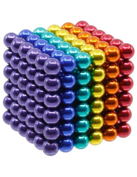 Magneet balletjes - 216 stuks - 5mm - Regenboog