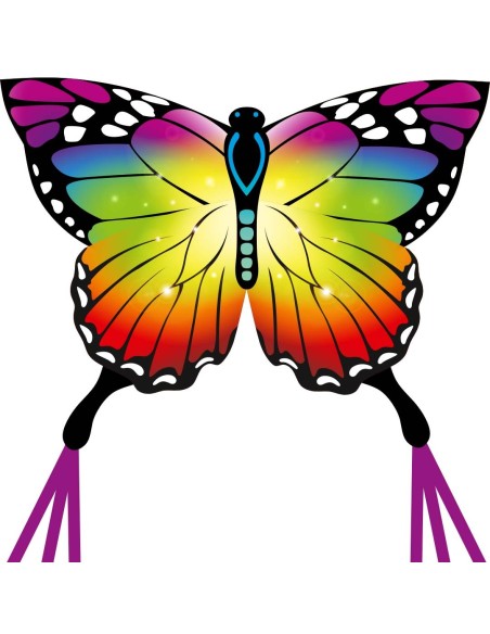 Butterfly Kite Rainbow - 95x120cm