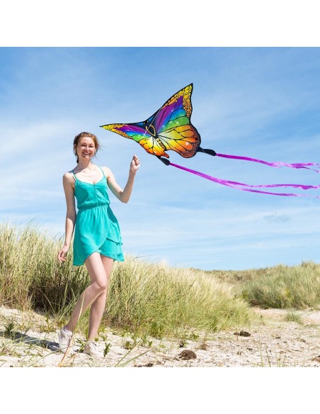 Butterfly Kite Rainbow - 95x120cm