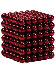 Magneet balletjes - 216 stuks - 5mm - rood