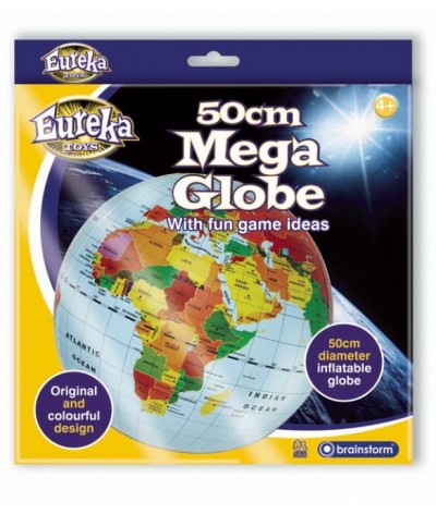 Brainstorm - Opblaasbare mega globe - 50cm