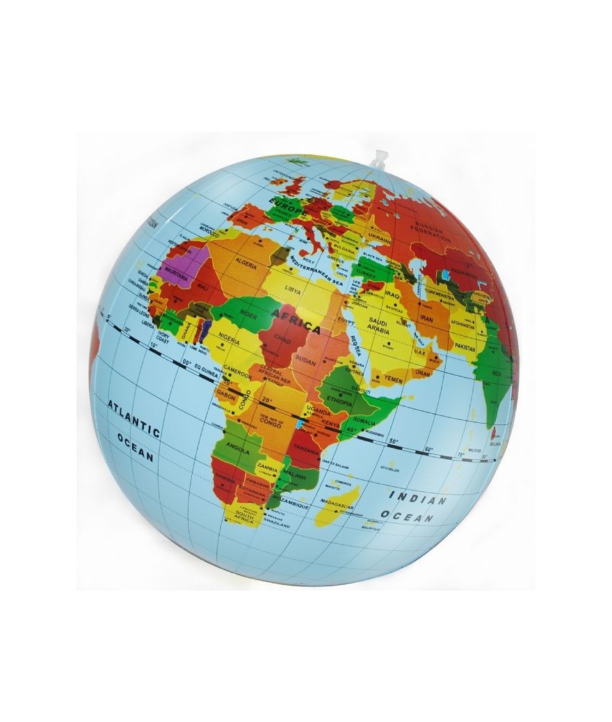 Brainstorm - Opblaasbare mega globe - 50cm