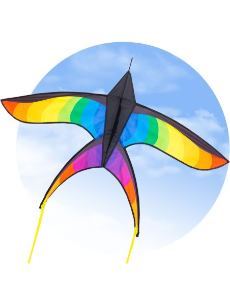 Swallow Kite Rainbow - 80x120cm