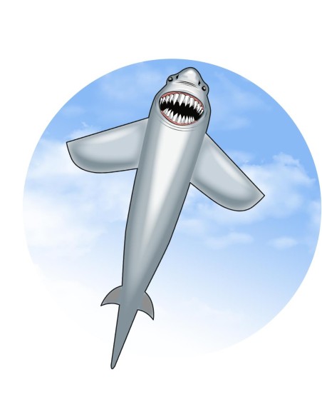 Great White Shark 7´ - 144x210cm