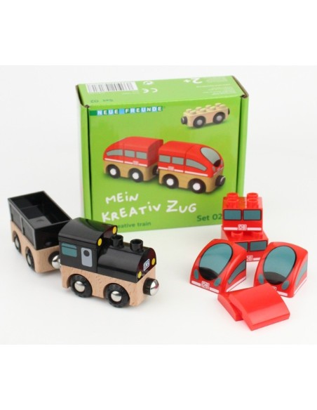 Noppi Railway - Set 02 - REGIO/Stoomlocomotief