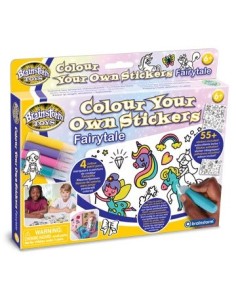 Brainstorm - Colour Your Own Stickers – Fairytale