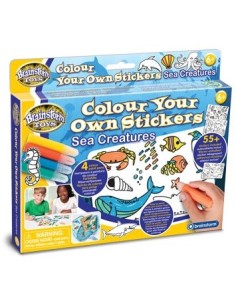Brainstorm - Colour Your Own Stickers – Sea Creatures