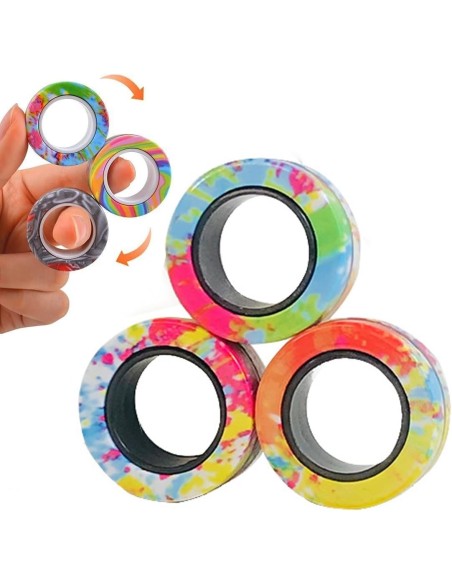 Magnetic Rings Stim Toy Fidget