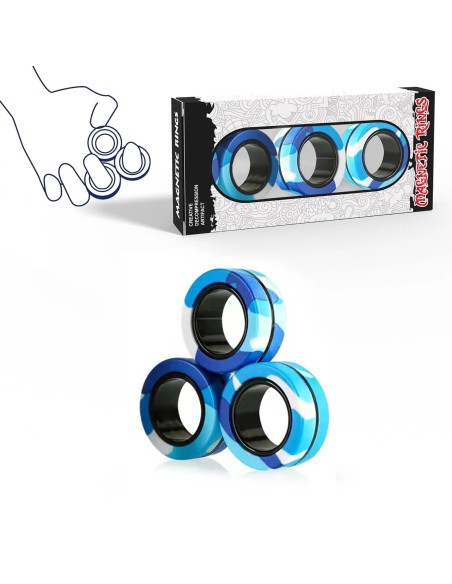 Magnetic Rings Stim Toy Fidget