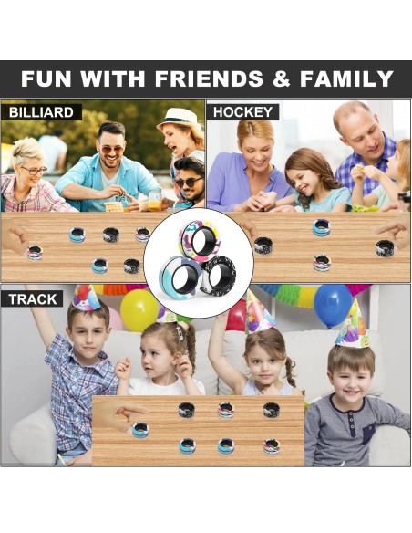 Magnetic Rings Stim Toy Fidget