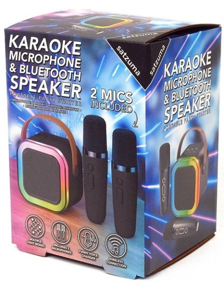Satzuma - Karaoke Microphone & Bluetooth Speaker