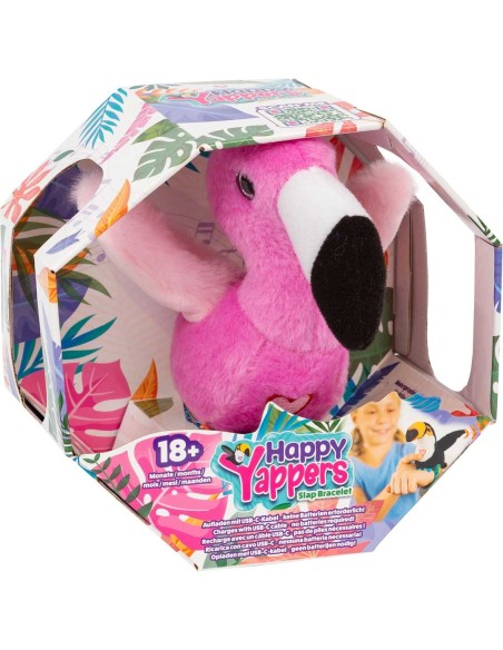 Happy Yappers Roze Flamingo