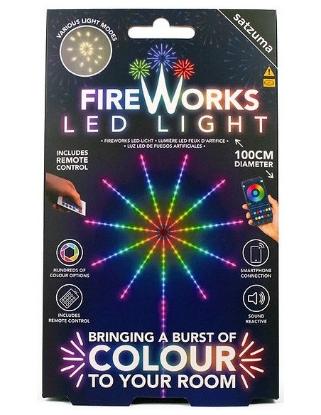 Satzuma - Fire Works Led Light USB