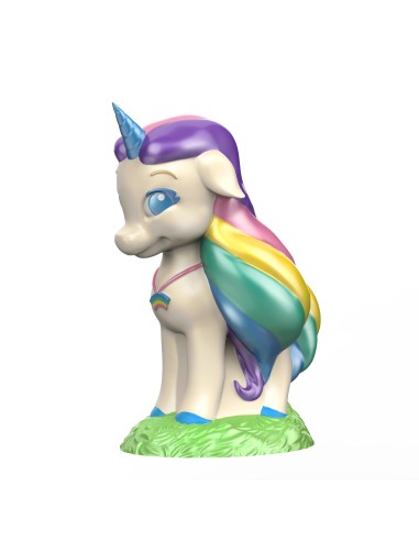 Mako Moulages - Eenhoorn regenboog 1 mal voor sneldrogend gips set - pakket S