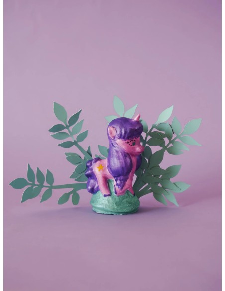 Mako Moulages - Eenhoorn lila 1 mal voor sneldrogend gips set - pakket S