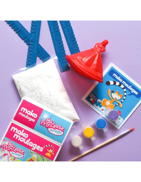 Mako Moulages - Sneeuwprinses 1 mal voor sneldrogend gips set - pakket S