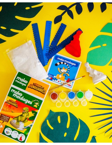 Mako Moulages - Tyrannosaurus rex dino 1 mal voor sneldrogend gips set - pakket S