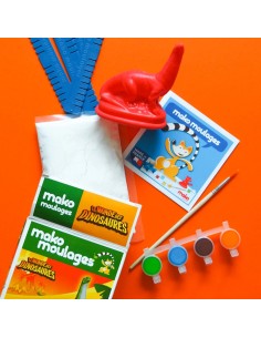 Mako Moulages - Diplodocus dino 1 mal voor sneldrogend gips set - pakket S 2