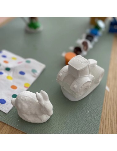 Mako Moulages - Boerderij en tractor 5 mallen voor sneldrogend gips set - pakket L