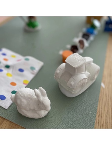 Mako Moulages - Boerderij en tractor 5 mallen voor sneldrogend gips set - pakket L