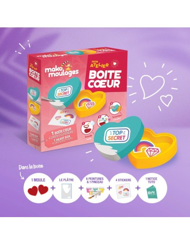 Mako Moulages - Atelier sieradendoosje hartje decoratie